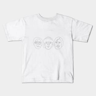 3 Brothers — The Darjeeling Limited Kids T-Shirt